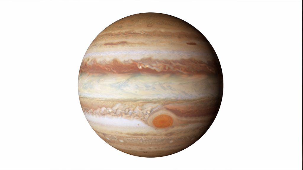 Jupiter and its great red spot Jupiter and its great red spot